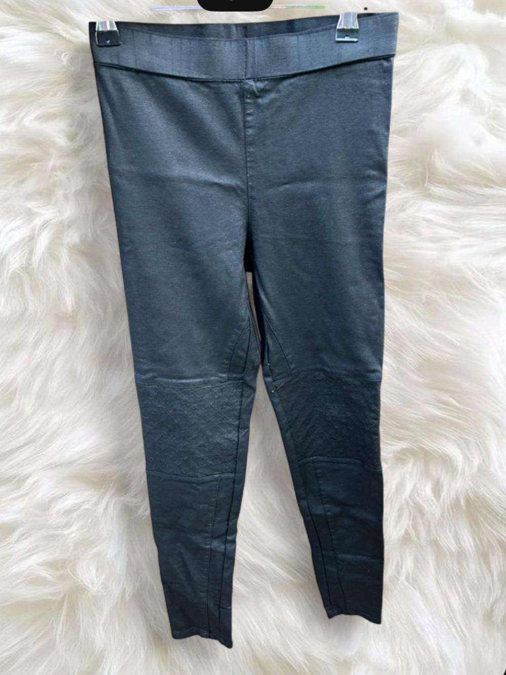 Women’s Black Leather Skinny Pants
